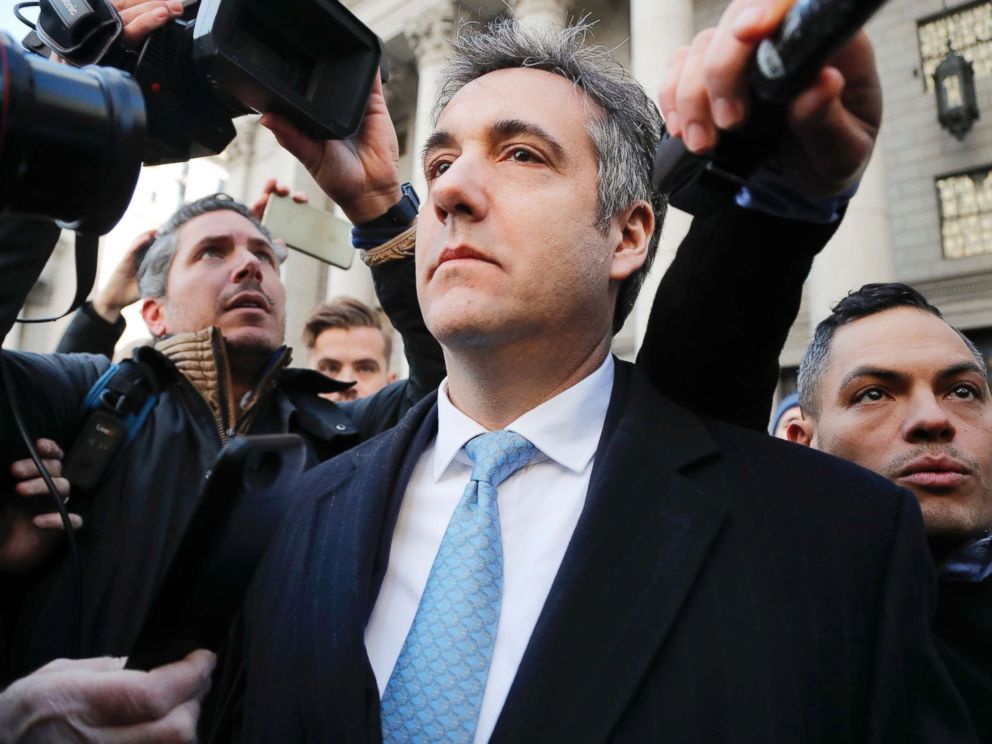 PHOTO: Michael Cohen walks out of federal court, Nov. 29, 2018, in N.Y.