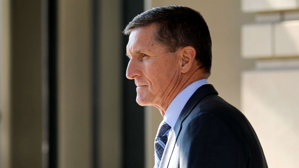 PHOTO: Michael Flynn, former national security adviser to President Donald Trump, leaves following his plea hearing at the Prettyman Federal Courthouse Dec. 1, 2017 in Washington.