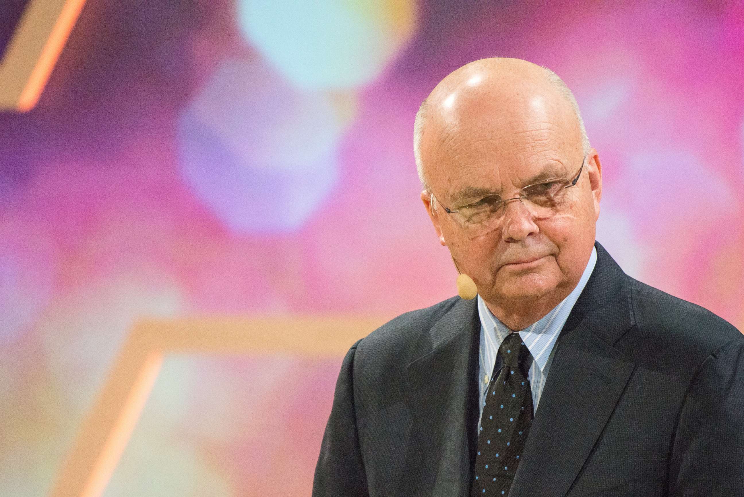 PHOTO: Michael Hayden, former Director of the CIA and NSA, speaks at a Nobel Week Dialogue: the Future of Truth conference at at Svenska Massan on Dec. 9, 2017, in Gothenburg, Sweden.