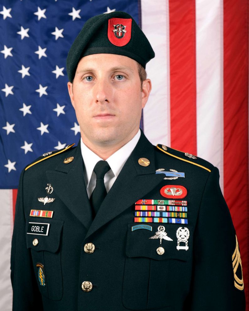 PHOTO: Sgt. 1st Class Michael James Goble, 33, a U.S. Special Forces Soldier, died in Afghanistan, December 23rd due to injuries sustained during combat operations, December 22, 2019.