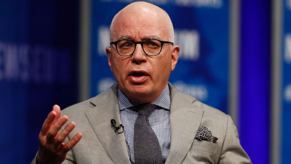 PHOTO: Michael Wolff of The Hollywood Reporter speaks at the Newseum in Washington,  April 12, 2017.