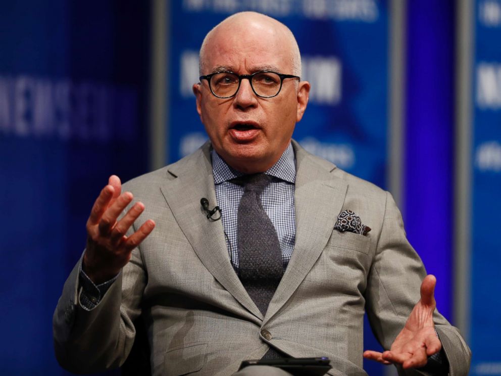 PHOTO: Michael Wolff of The Hollywood Reporter speaks at the Newseum in Washington,  April 12, 2017.