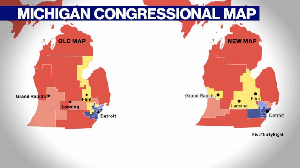 Michigan Voting Precincts Map