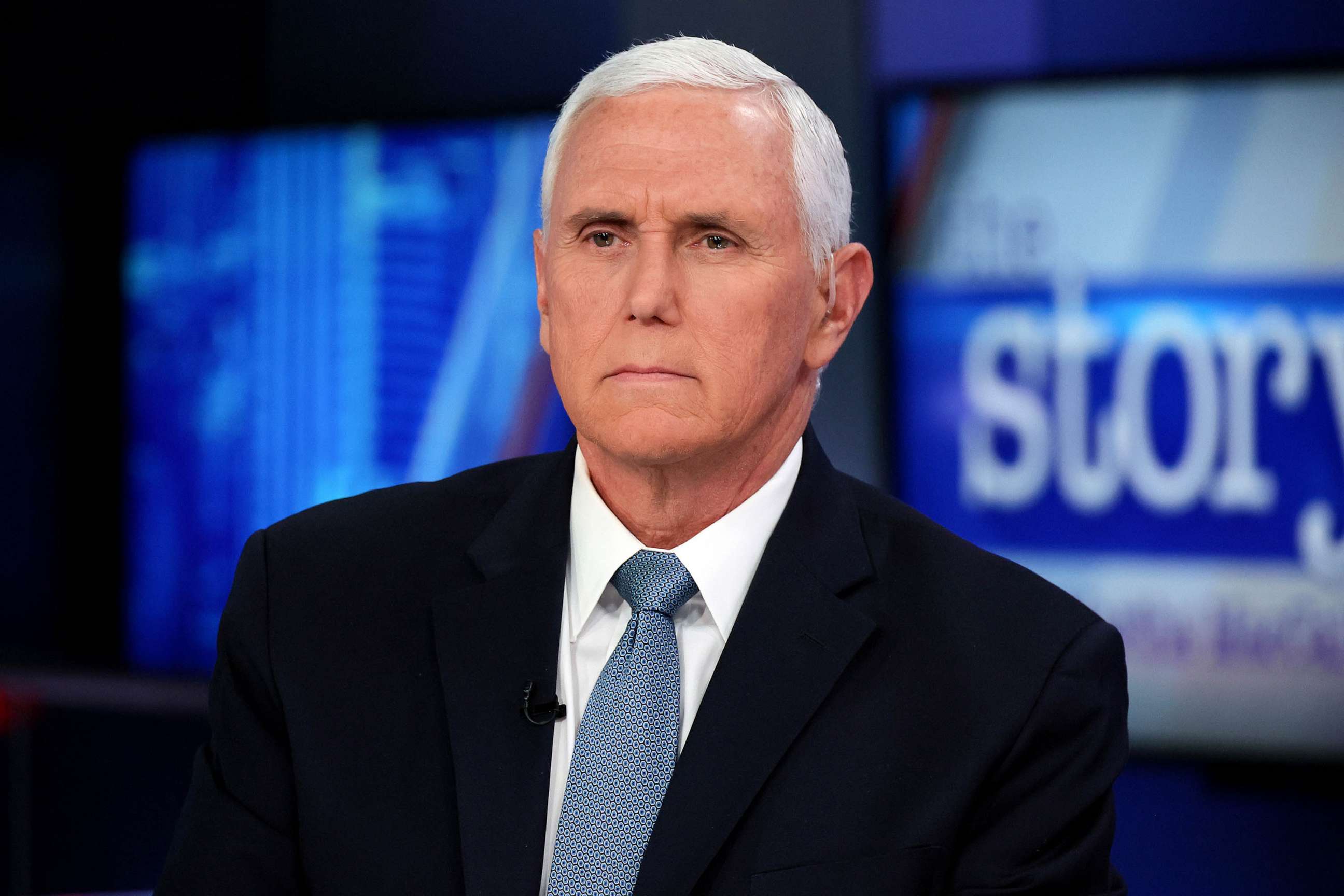 PHOTO: FILE - Mike Pence is seen at Fox News Channel Studios, Feb. 22, 2023 in New York City.