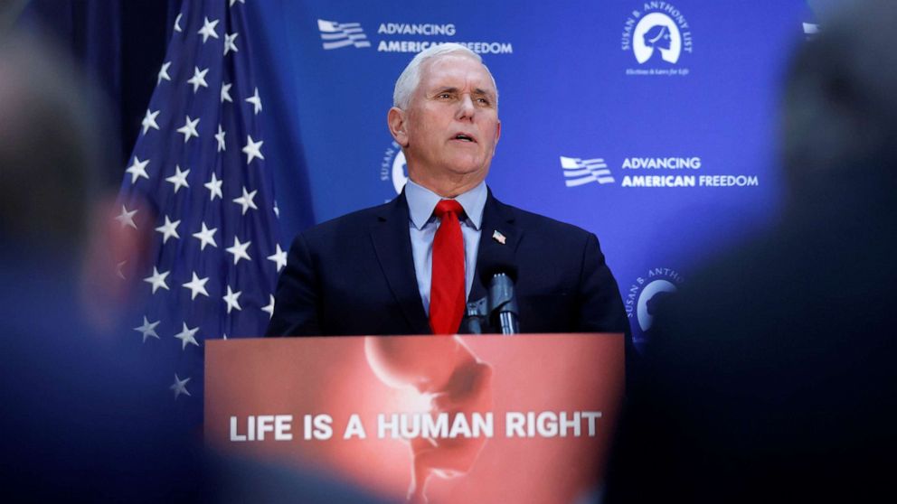 Former Vice President Mike Pence is asking the U.S. Supreme Court to overturn Roe v. Wade ahead of oral arguments on abortion rights to be held on Wednesday.