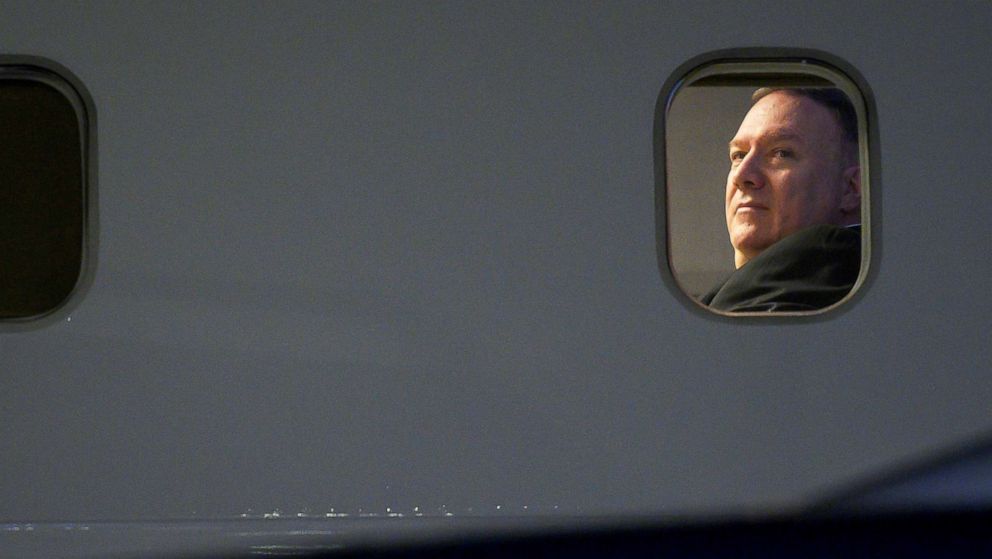 Pompeo cancels last trip abroad as Secretary of State amid torrents of criticism of Trump