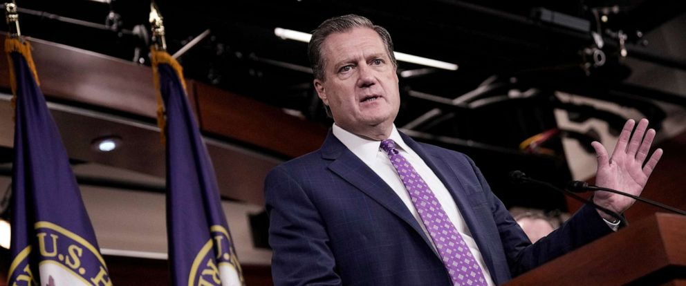 PHOTO: FILE - Ranking member of the House Intelligence Committee Rep. Mike Turner speaks during a news conference with members of the House Intelligence Committee at the U.S. Capitol Aug. 12, 2022 in Washington, DC.