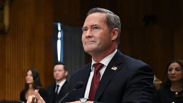 Former National Security Advisor Mike Waltz takes his seat at the start of a Senate Foreign Relations Committee hearing on his nomination to be US Ambassador to the United Nations, on Capitol Hill in Washington, DC on July 15, 2025.