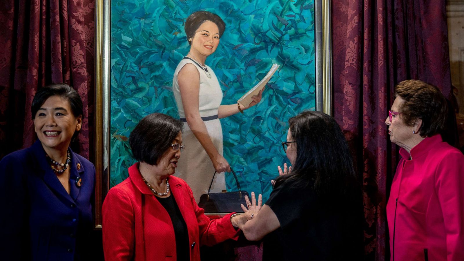 Hawaii Rep. Patsy Mink, First Woman of Color Elected to Congress, Honored with Portrait at U.S. Capitol