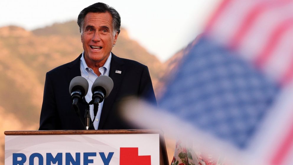 In this Tuesday, June 26, 2018 file photo, Mitt Romney, former GOP presidential nominee, addresses supporters at during an election night party in Orem, Utah.