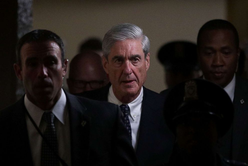 PHOTO: Special counsel Robert Mueller leaves after a closed meeting with members of the Senate Judiciary Committee June 21, 2017 at the Capitol in Washington.