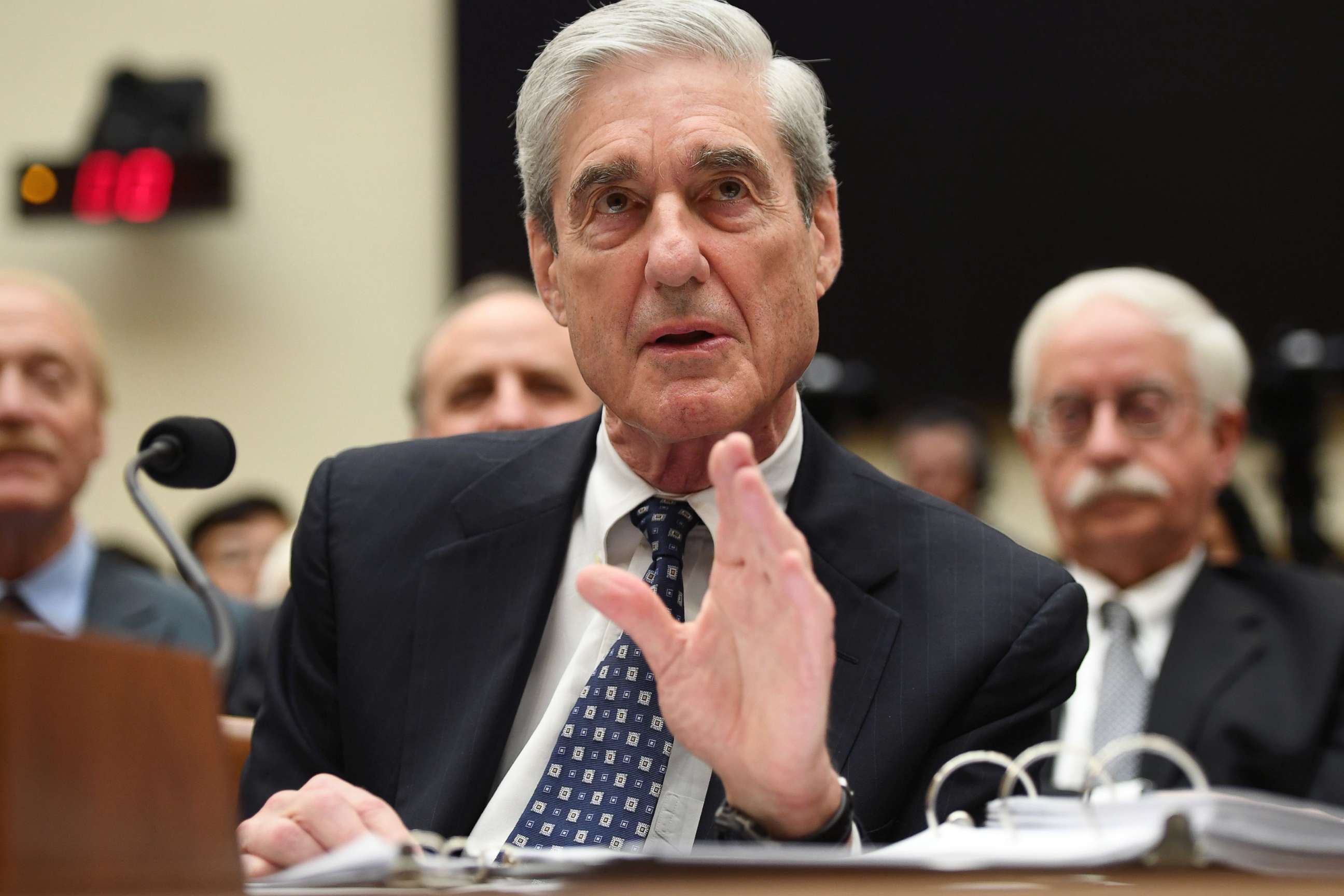 PHOTO: Former Special Prosecutor Robert Mueller testifies before Congress, July 24, 2019, in Washington, D.C., about his report on Russia election interference.