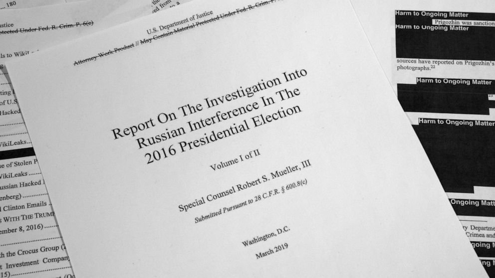 The Mueller report "does not conclude that the president committed a crime."