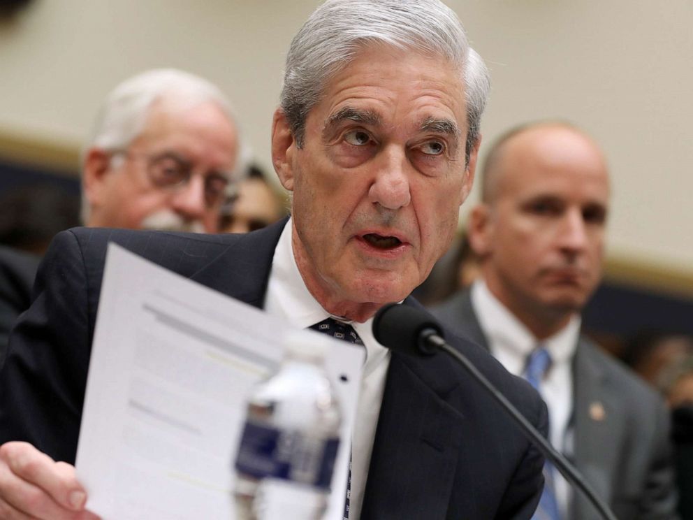 PHOTO: Former Special Counsel Robert Mueller testifies before the House Judiciary Committee about his report on Russian interference in the 2016 presidential election in the Rayburn House Office Building, July 24, 2019, in Washington, D.C.