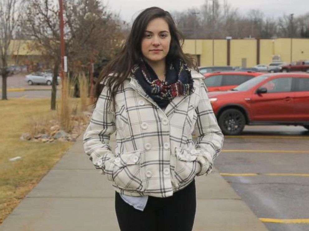 PHOTO: Megan Palmer, a voter in Sauk County, Wisconsin discusses Donald Trumps first year in office with ABC News David Muir.