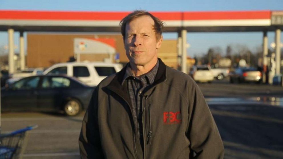 PHOTO: Rich Strogen, a voter in Saginaw County, Michigan discusses Donald Trump's first year in office with ABC News' David Muir.