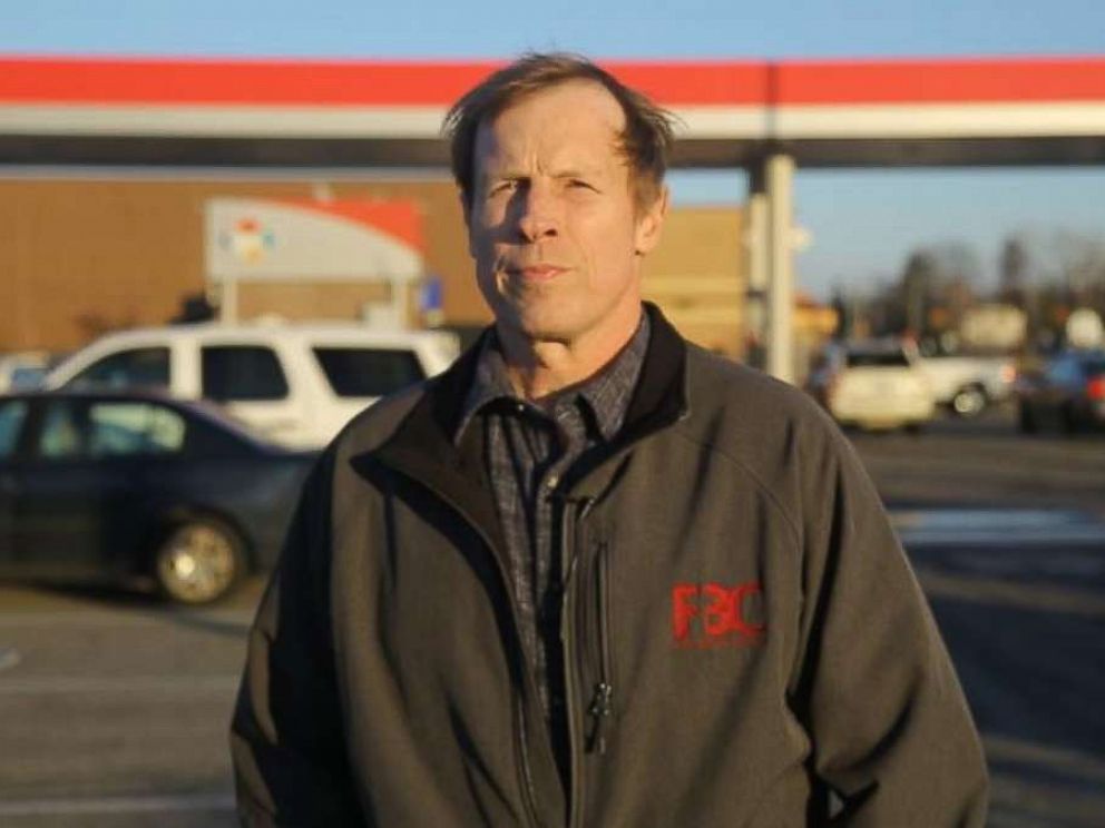 PHOTO: Rich Strogen, a voter in Saginaw County, Michigan discusses Donald Trumps first year in office with ABC News David Muir.