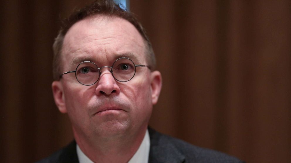 PHOTO: Acting White House Chief of Staff Mick Mulvaney attends as President Donald Trump hosts a lunch for ambassadors to the U.N. Security Council at the White House in Washington, Dec. 5, 2019.