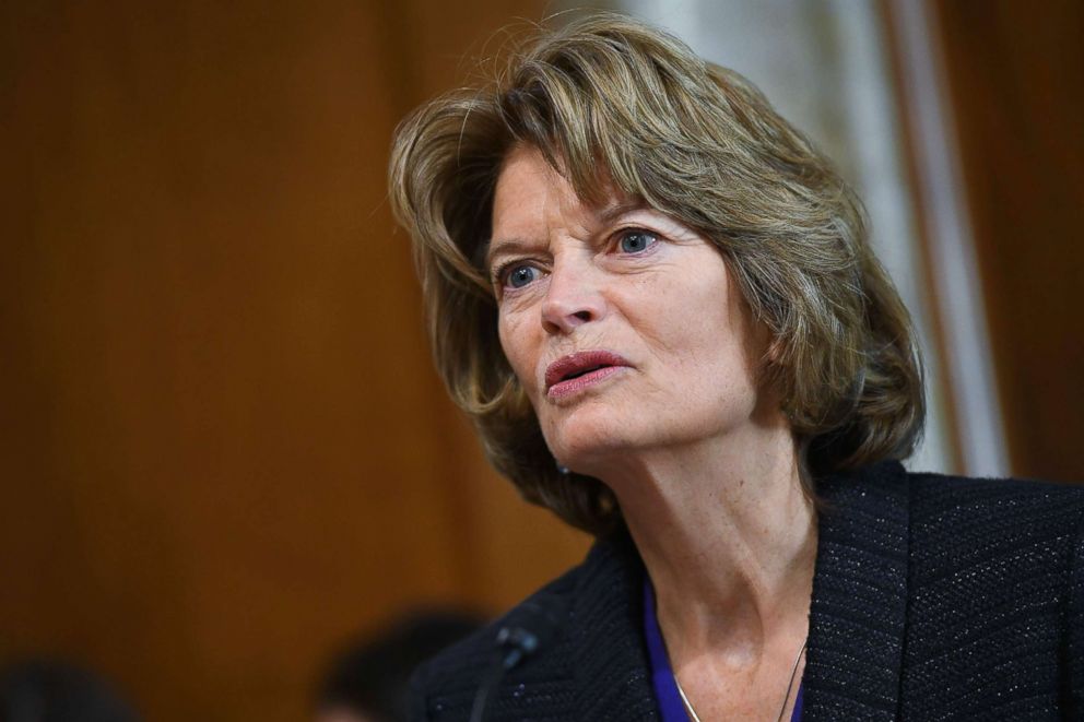 PHOTO: Senate Energy and Natural Resources Committee Chair Lisa Murkowski speaks during a committee hearing in the Dirksen Senate Office Building on Capitol Hill in Washington, D.C., Feb. 28, 2019.