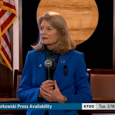 Republican Sen. Lisa Murkowski said her colleagues are afraid to speak up against some of President Donald Trump's actions because they think they will be "taken down."