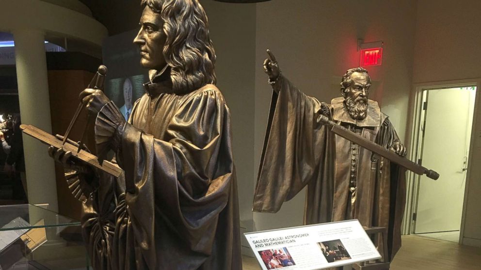 PHOTO: An exhibit of Isaac Newton in the "Bible in America," in Washington.