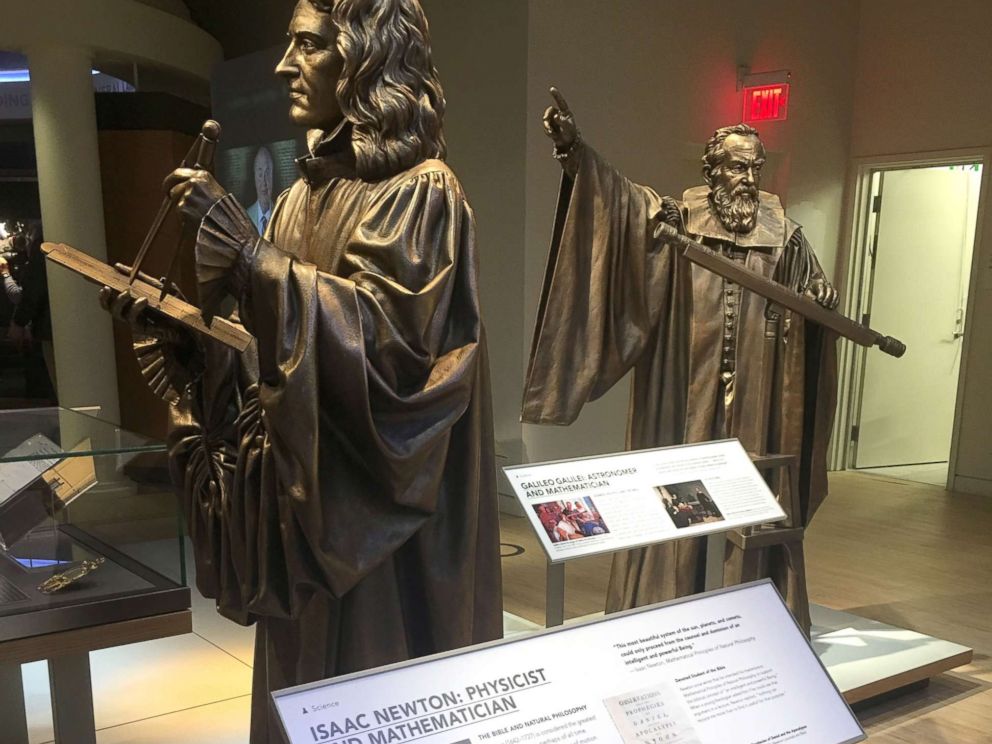 PHOTO: An exhibit of Isaac Newton in the Bible in America, in Washington.