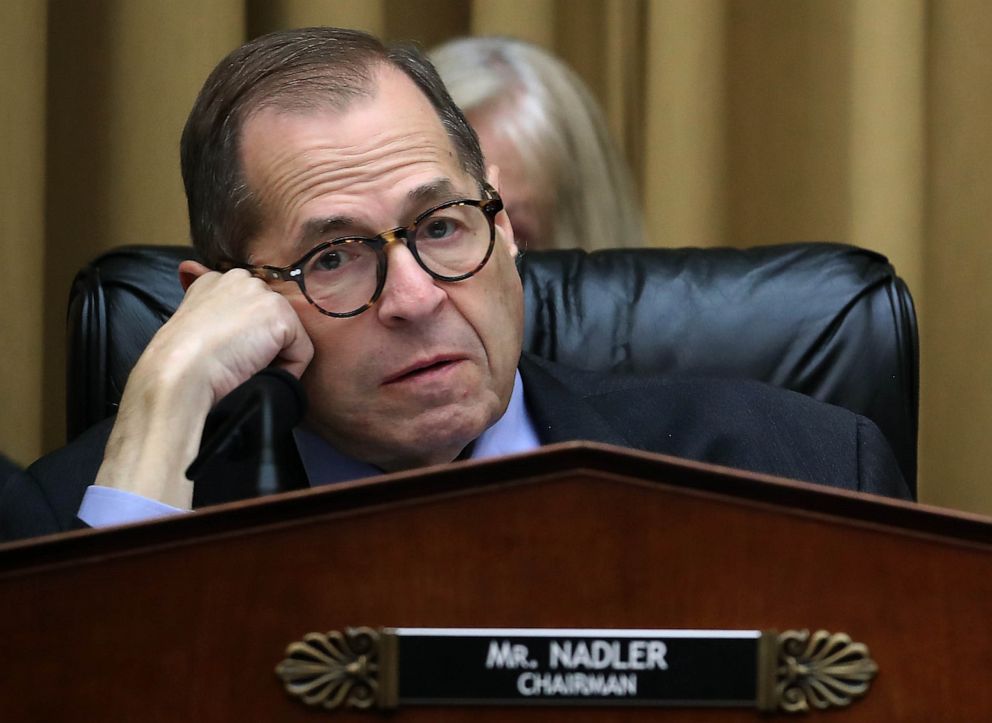 PHOTO: Chairman Jerry Nadler (D-NY) listens to comments during a House Judiciary Committee markup, Sept. 12, 2019, in Washington, D.C. 