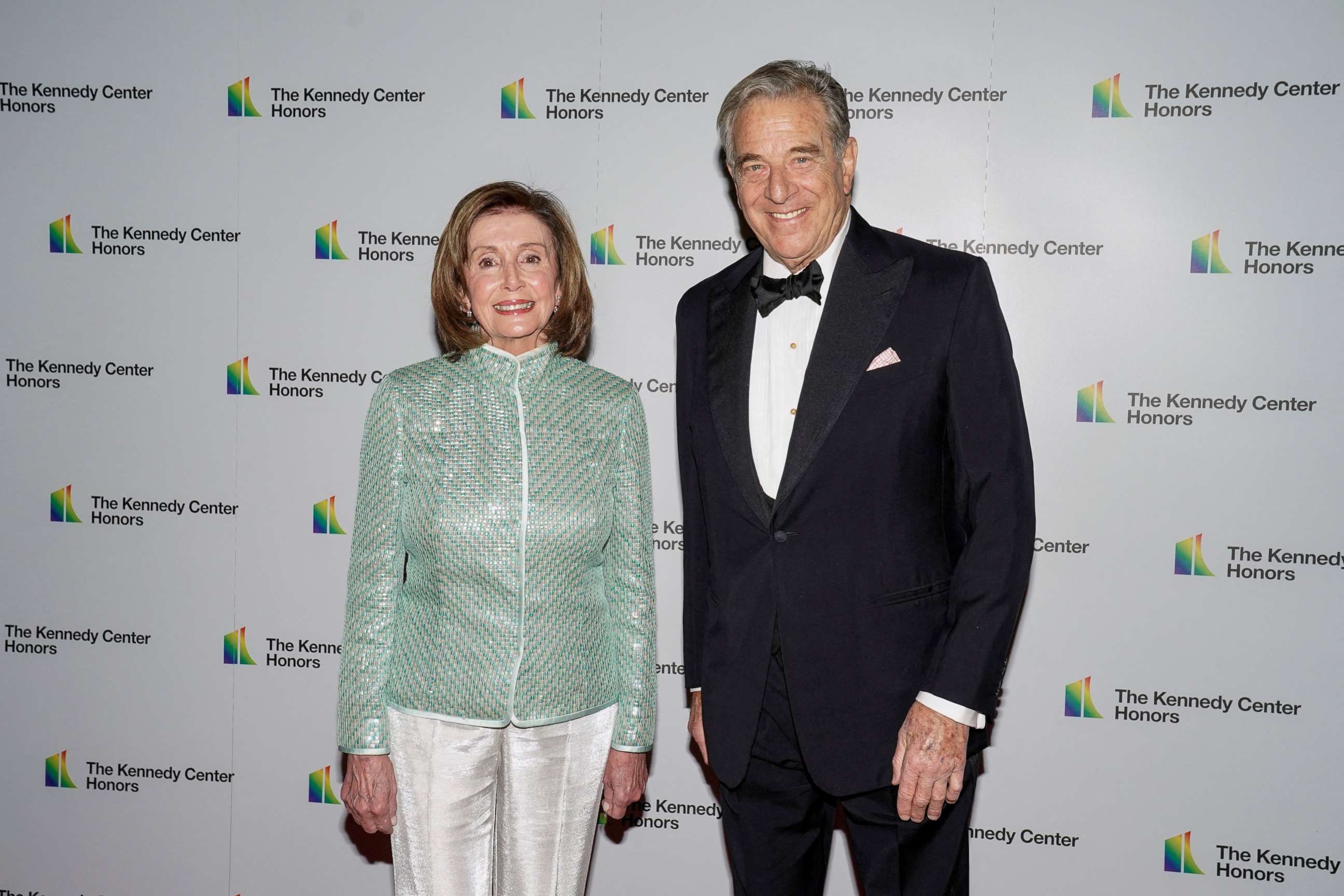 FILE PHOTO: House Speaker Nancy Pelosi, D-Calif., and her husband Paul Pelosi arrive for the formal Artist's Dinner honoring the recipients of the 44th Annual Kennedy Center Honors at the Library of Congress in Washington, D.C., on Dec. 4, 2021.