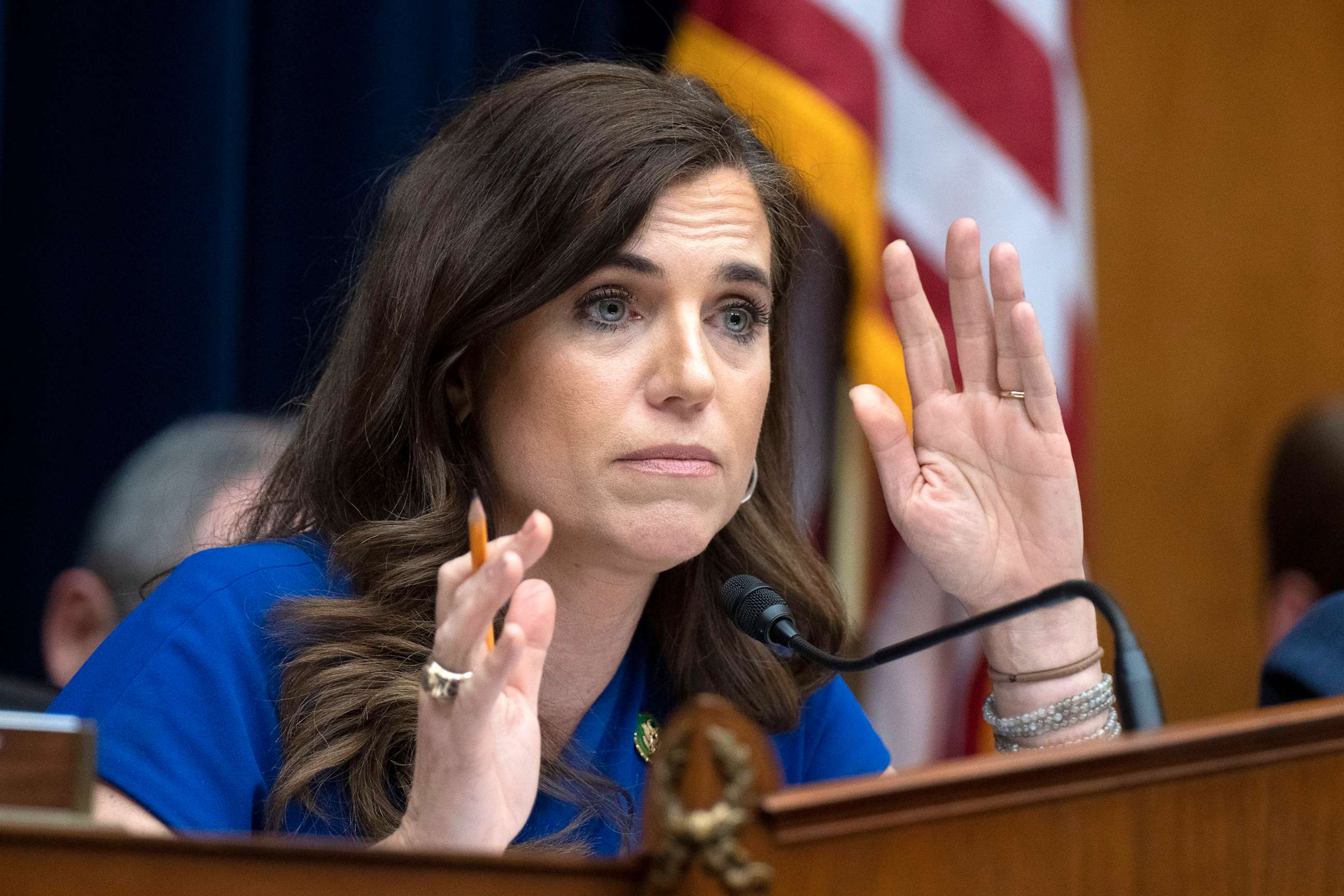 PHOTO: Committee Chair Rep. Nancy Mace speaks during a hearing on April 19, 2023, on Capitol Hill in Washington, D.C.