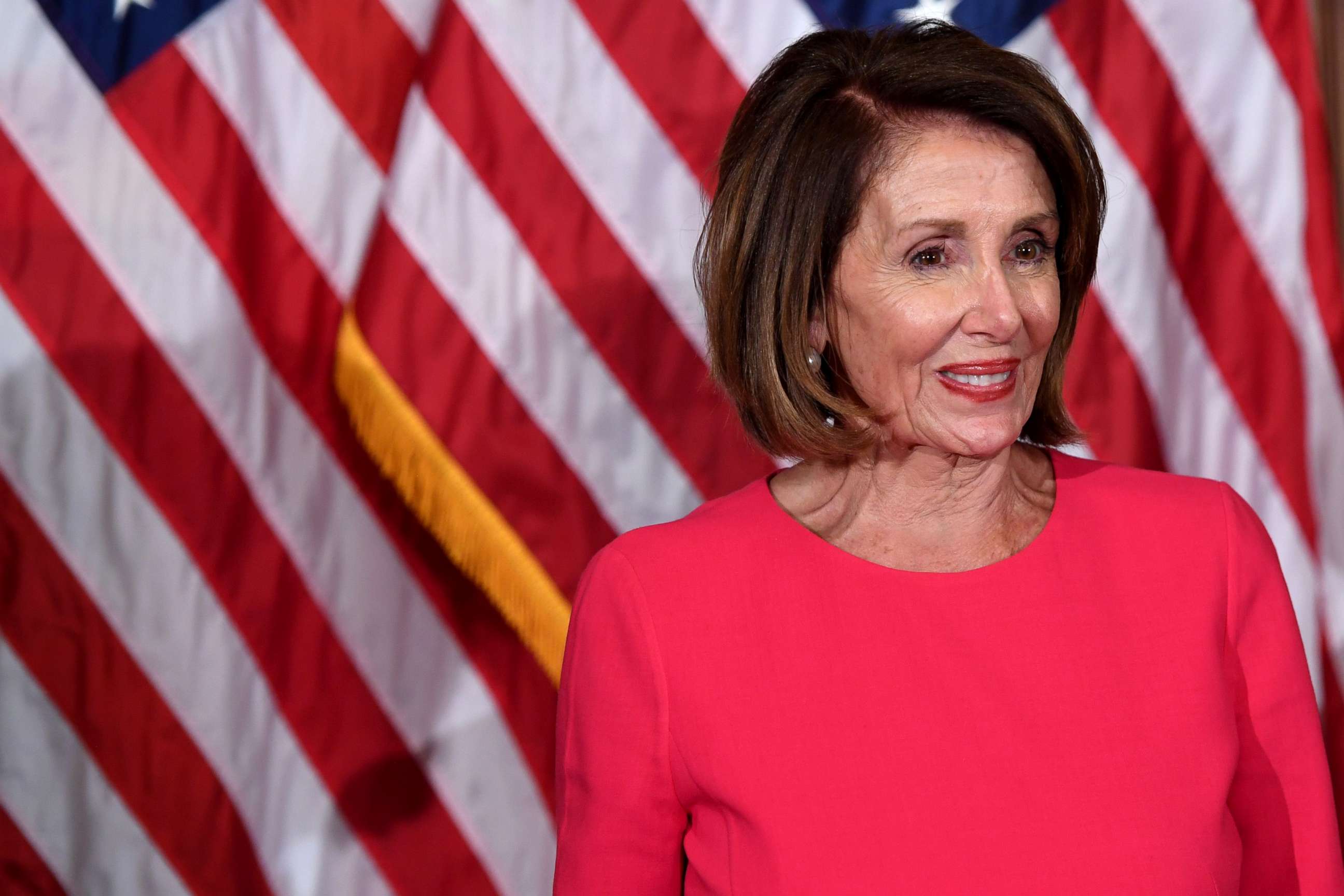 PHOTO: Speaker of the House Nancy Pelosi waits to perform ceremonial swearing-ins at the start of the 116th Congress at the Capitol in Washington, Jan. 3, 2019.