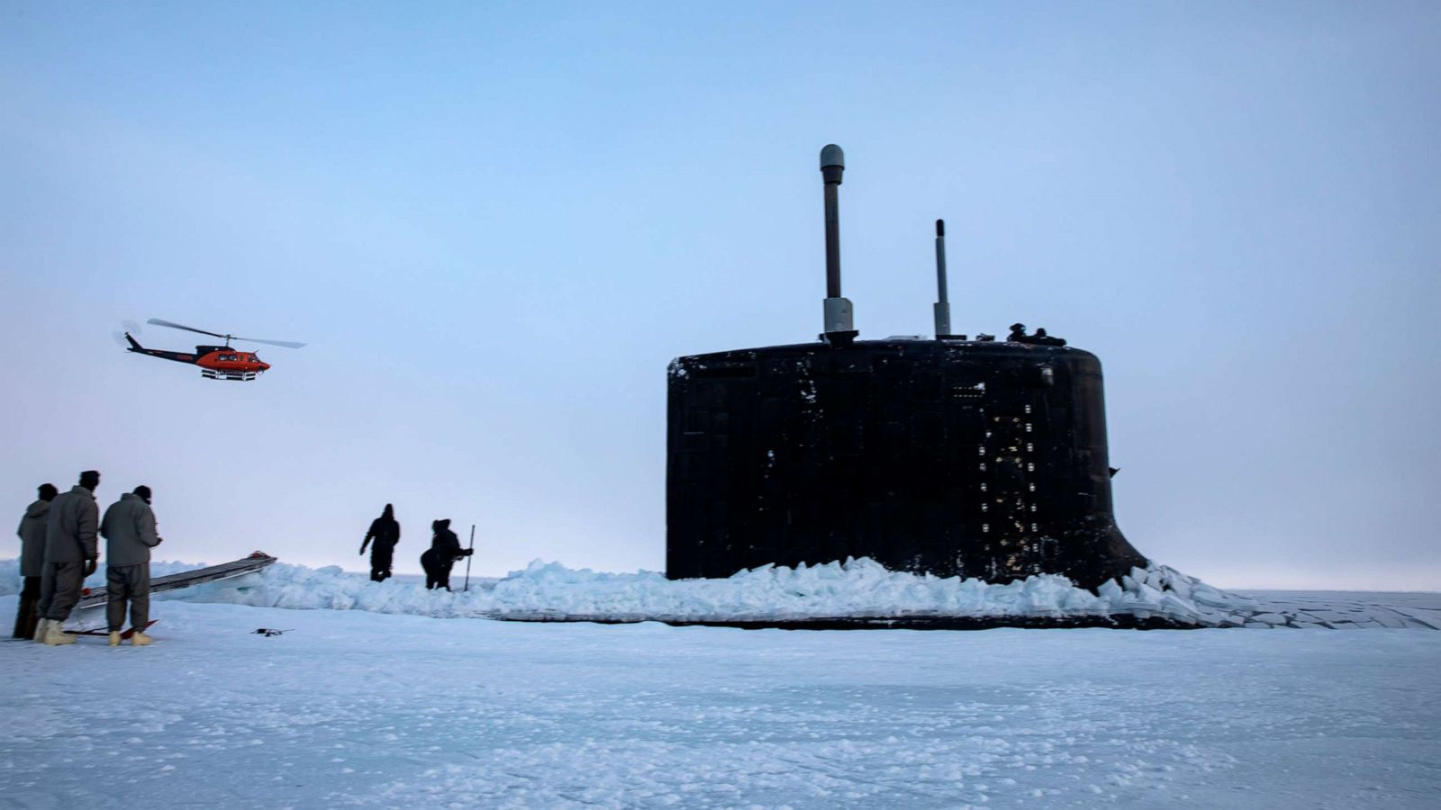submarine under ice