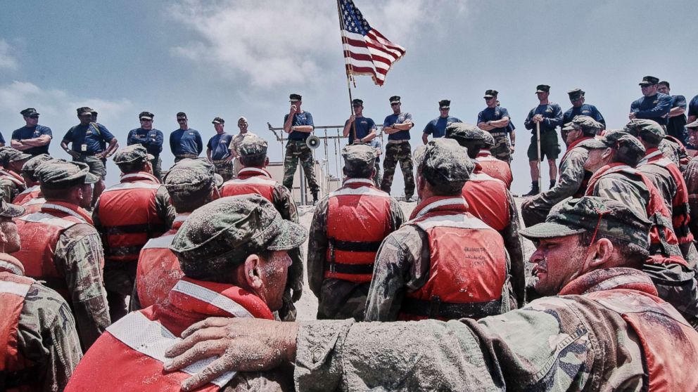Navy Seals during "Hell Week" on Aug. 29, 2015.