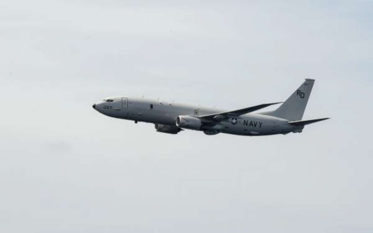 PHOTO: A P-8A Poseidon is seen in a photo provided by the U.S. Navy.