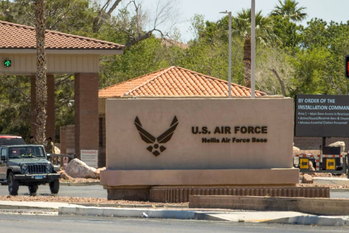 PHOTO: Nellis Air Force Base in Las Vegas.