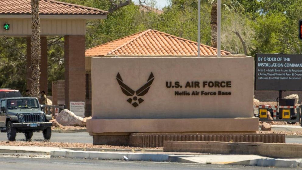 PHOTO: Nellis Air Force Base in Las Vegas.