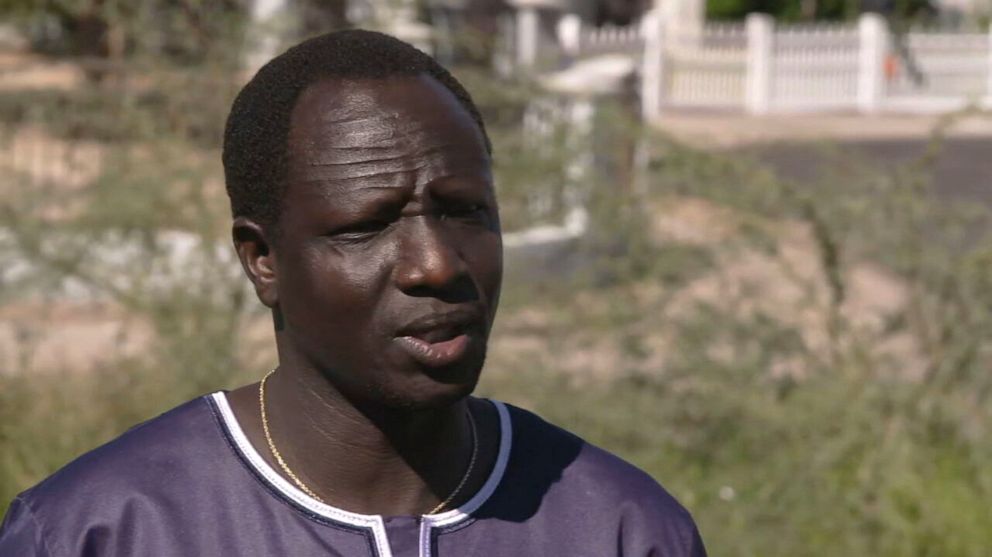 PHOTO: Tuach Ruon, a father of 5 and overnight warehouse worker in Phoenix, Ariz., recently became an American citizen as a refugee from South Sudan. He cast his first vote in the 2022 midterm election.