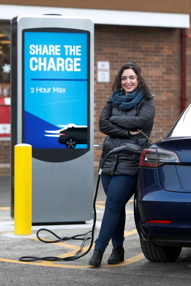 PHOTO: Owners of electric vehicles in a number of states will start seeing fees to pay for road repairs in the new year.