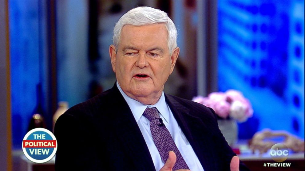 PHOTO: Newt Gingrich appears on "The View," June 5, 2018.