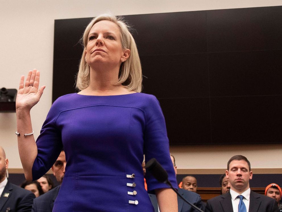 Pressed by Democrats, Homeland Security chief can't give number of migrant deaths in government custody Nielsen-hering-gty-ps-181220_hpMain_4x3_992