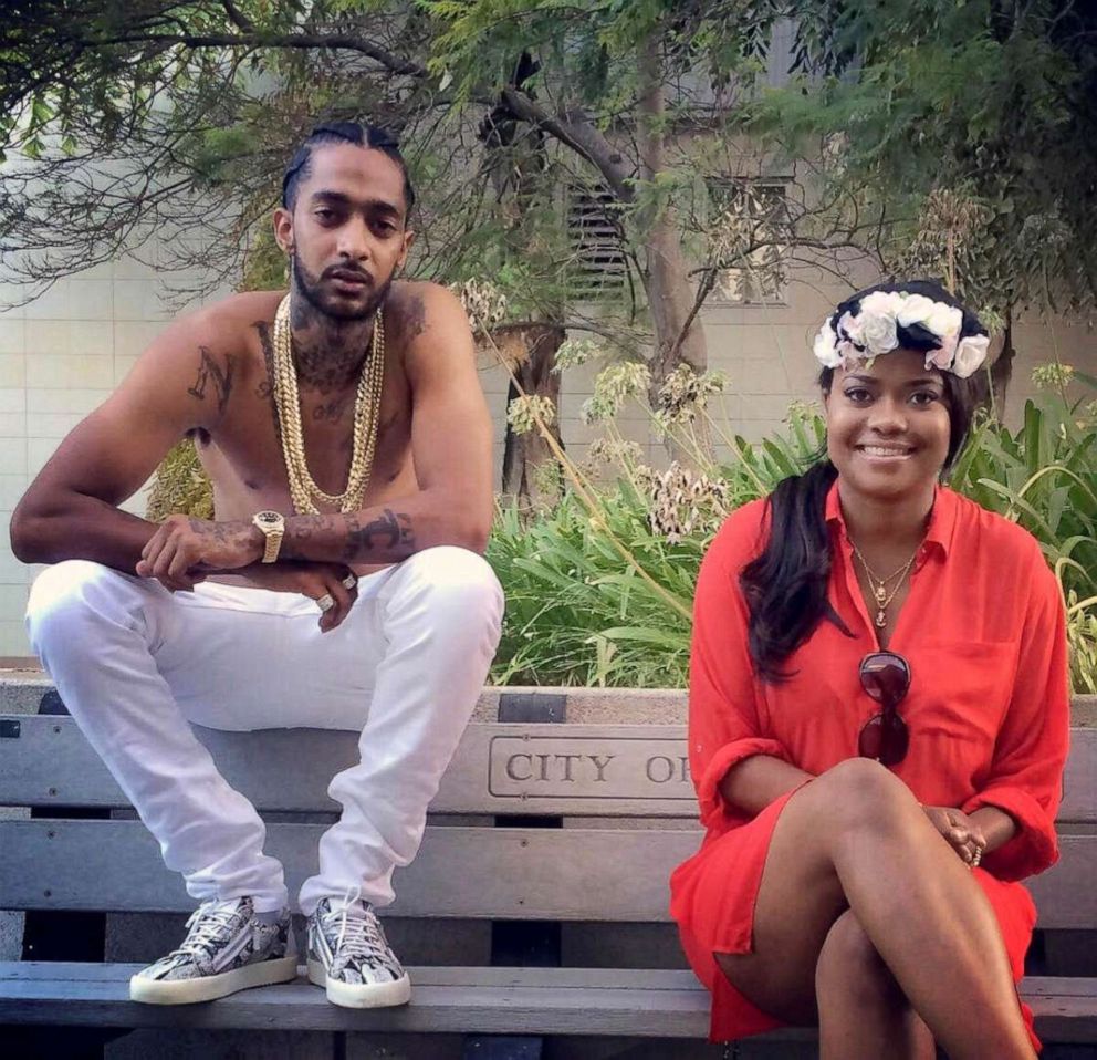 PHOTO: Nipsey Hussle and Karen Civil.