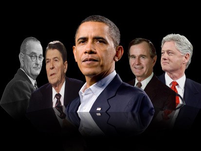 Johnson Bush Reagan Clinton Obama State of the Union