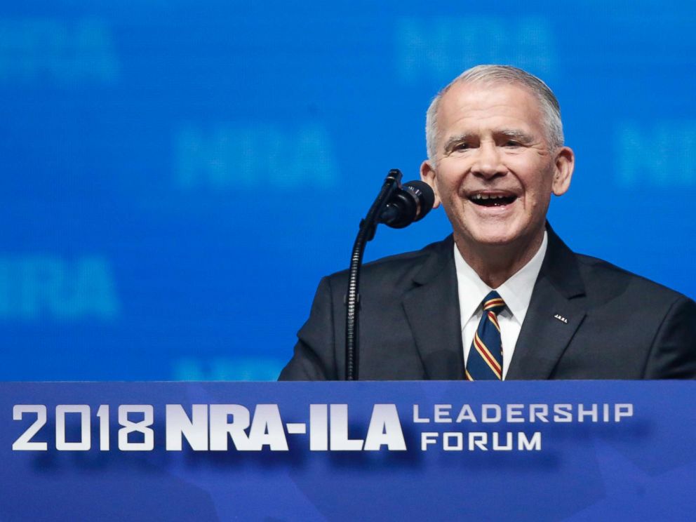 North says he won't serve second term as president of NRA