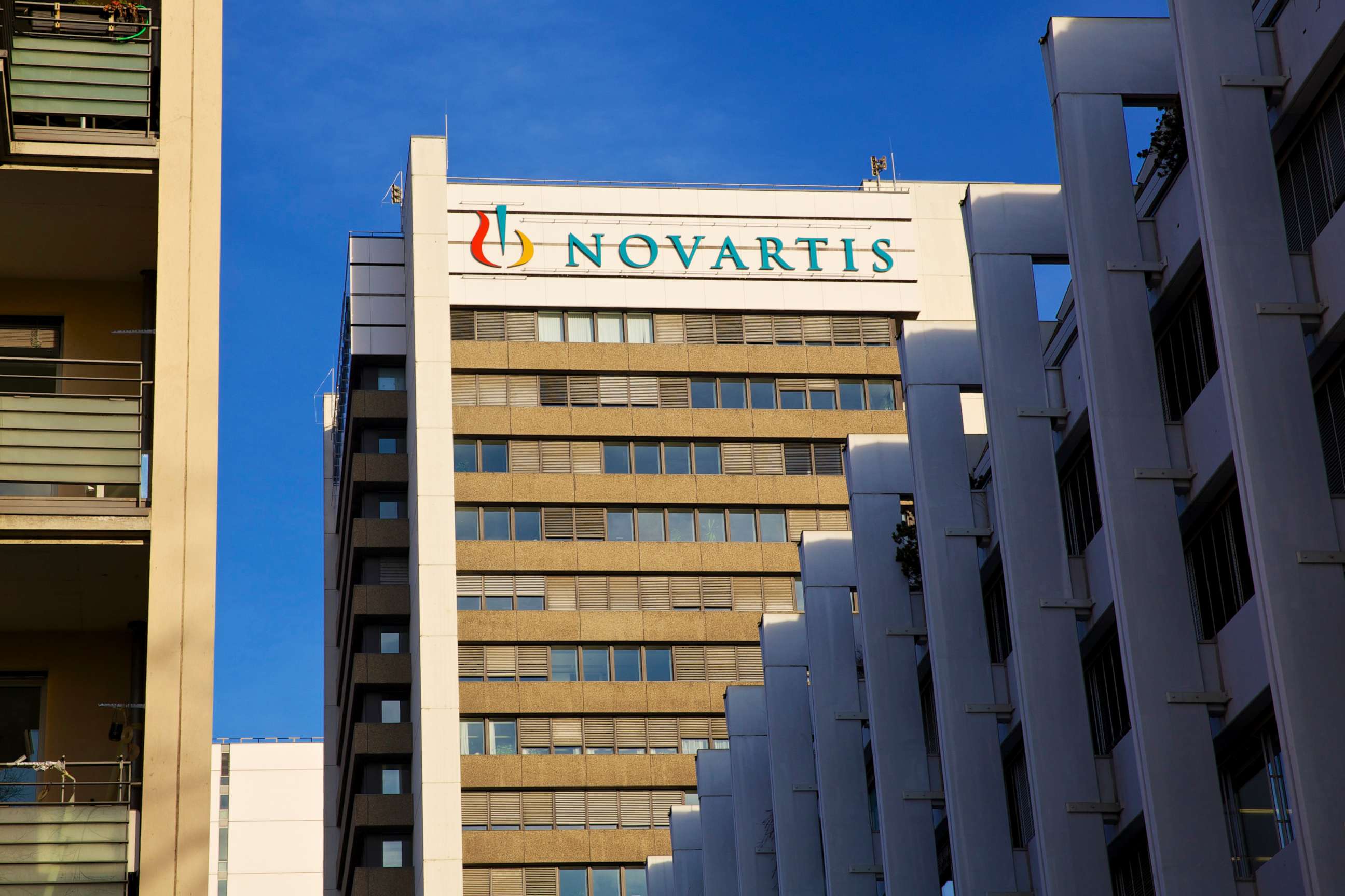 PHOTO: The headquarters of Novartis AG is pictured in Basel, Switzerland, Jan. 29, 2014.