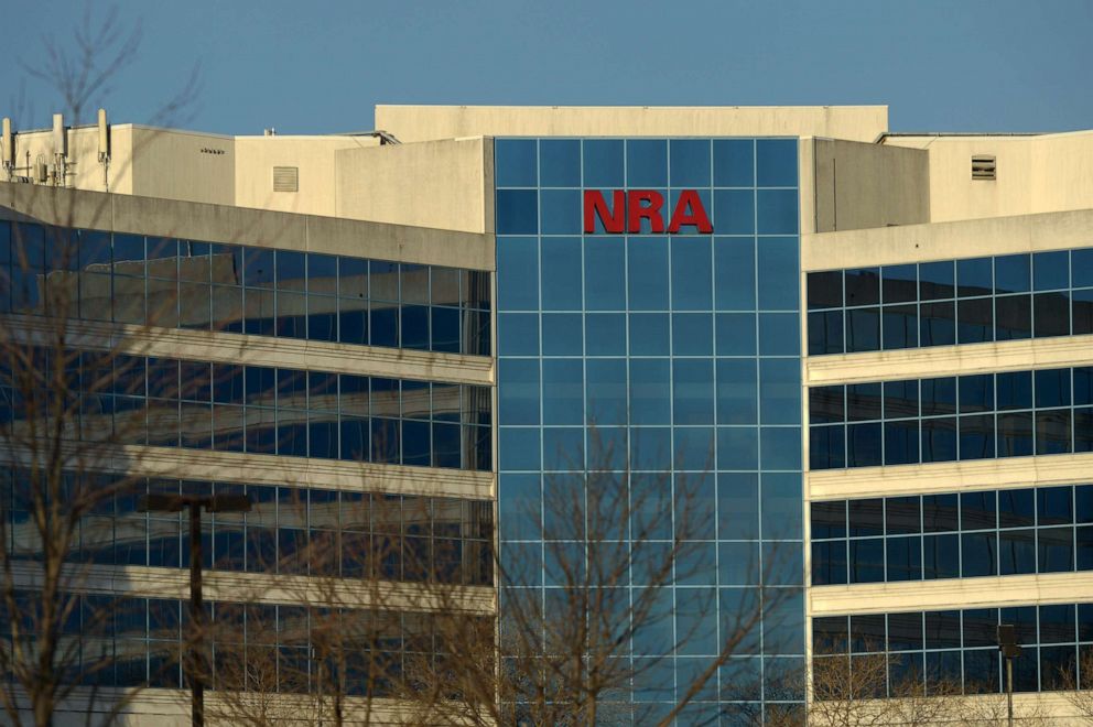 PHOTO: The National Rifle Association of America headquarters building in Fairfax, Va., Jan. 10, 2013.