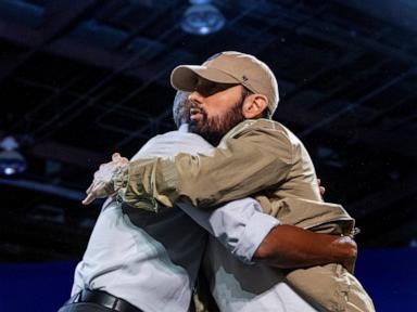 WATCH:  Eminem introduces Obama at campaign rally in Detroit