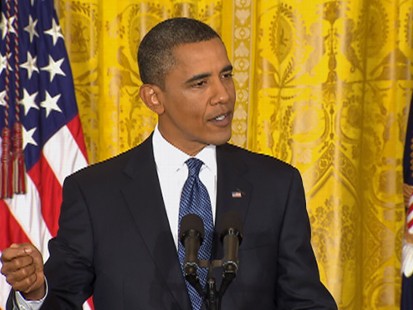 VIDEO: President Obama urges Republicans to support a bill to aid small business.