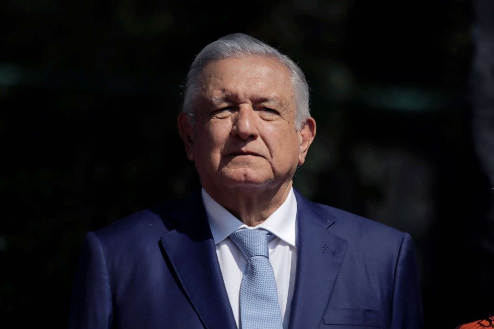 PHOTO: Mexican President Andres Manuel Lopez Obrador attends an event in Mexico City, May 24, 2022.