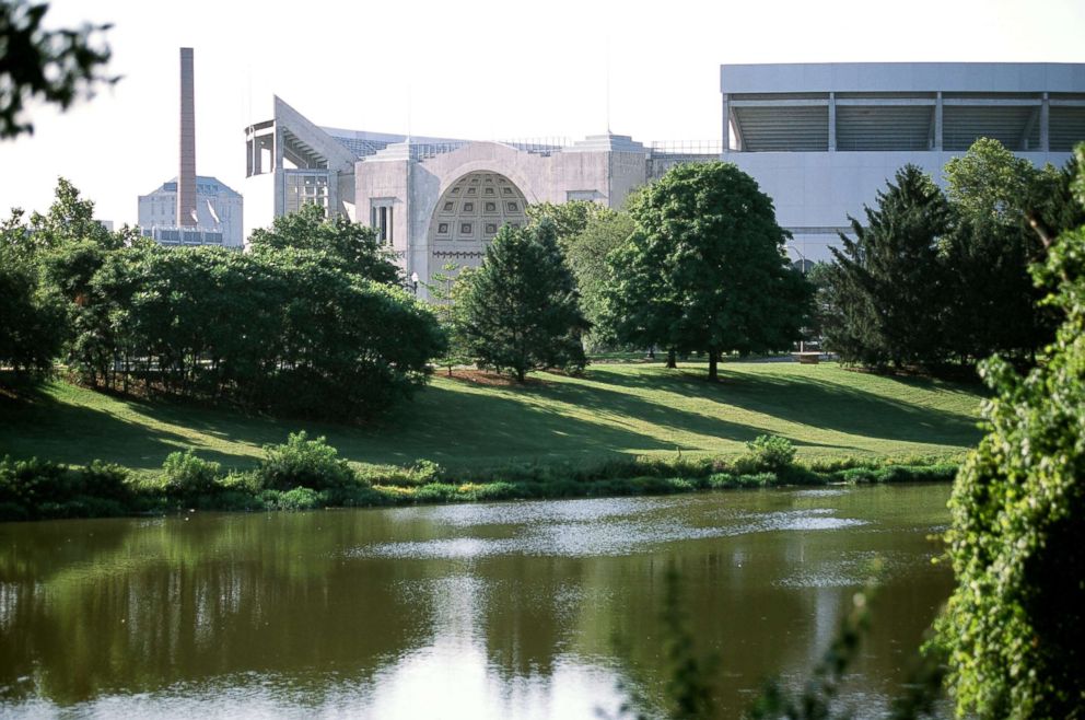 PHOTO: A general view of the Ohio State Buckeyes campus in Columbus, Ohio.