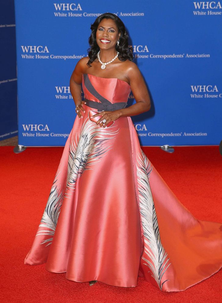 PHOTO: Omarosa Manigault attends the 2018 White House Correspondents' Dinner at Washington Hilton, April 28, 2018, in Washington, DC.