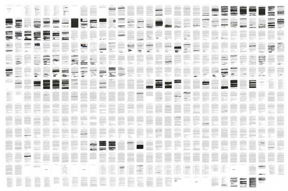 PHOTO: Pages from the special counsel Robert Mueller's redacted report on Russian interference in the 2016 presidential election released on April 18, 2019.